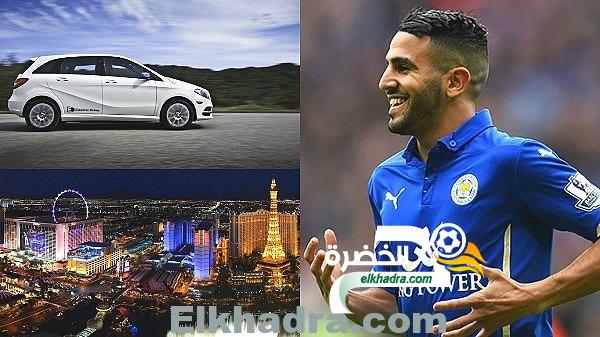 رياض محرز ينال سيارة “مرسيديس” ورحلة إلى لاس فيغاس