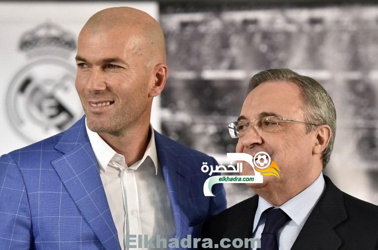زيدان في ريال مدريد حتى 2018