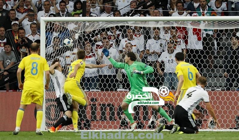 يورو 2016 : المانيا تدشن ظهورها في النهائيات بالفوز على أوكرانيا 2-0