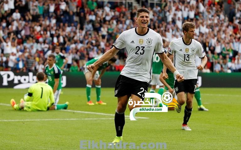 يورو 2016 : ألمانيا تتجاوز أيرلندا الشمالية وتتأهل إلى الدور الثاني