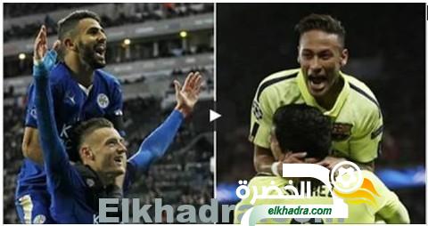بالفيديو:  مقارنة بين محرز ونايمار لو كان محرز مع برشلونة لقدم أفضل