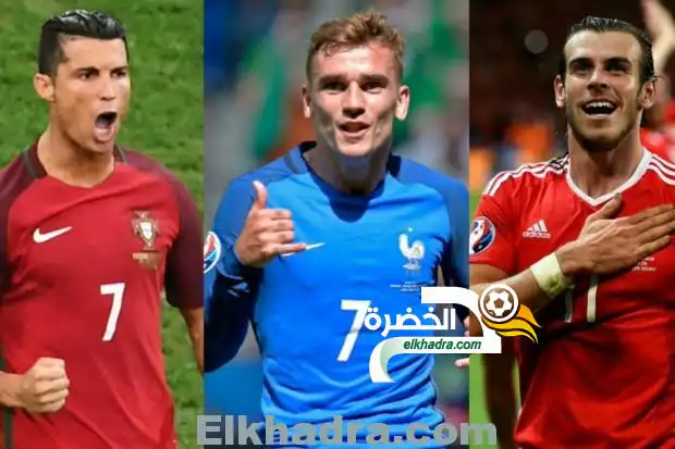 بعض الأرقام عن المرشحين لجائزة أفضل لاعب أوروبا