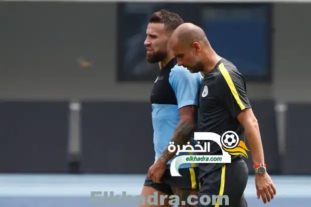 غوارديولا يوضح سبب عدم مشاركة أوتامندي أمام سندرلاند