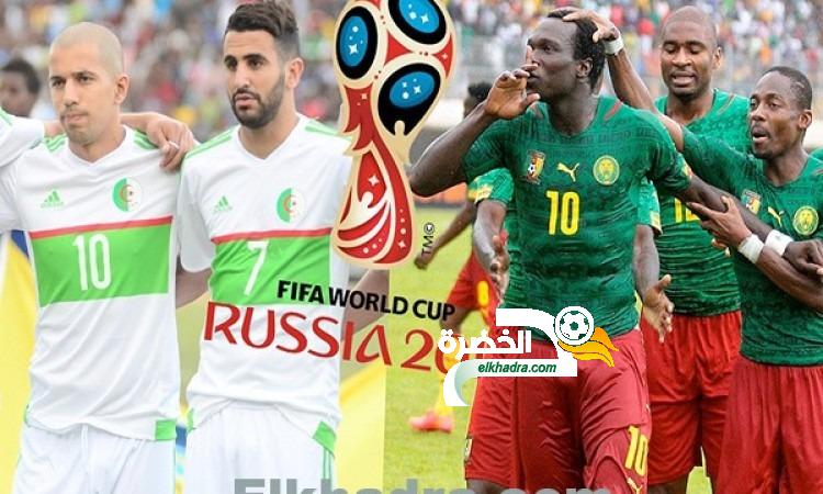 رسميا .. الجزائر و الكامرون يوم 9 أكتوبر بالبليدة ضمن تصفيات مونديال 2018 1