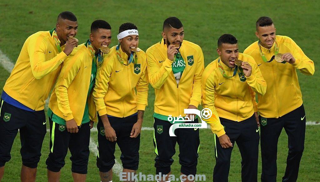 البرازيل تفوز بالميدالية الذهبية الأولمبية الأولى تاريخياً في منافسات كرة القدم