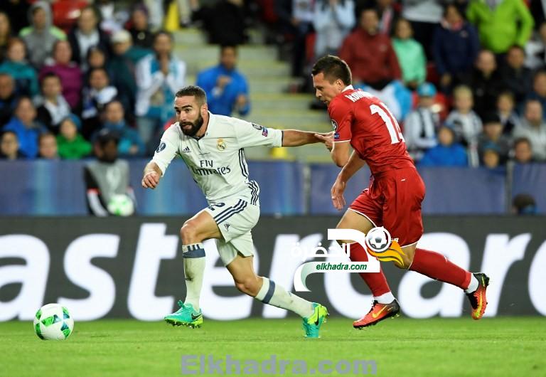 ريال مدريد الإسباني يتوج بلقب كأس السوبر الأوروبي للمرة الثالثة في تاريخه