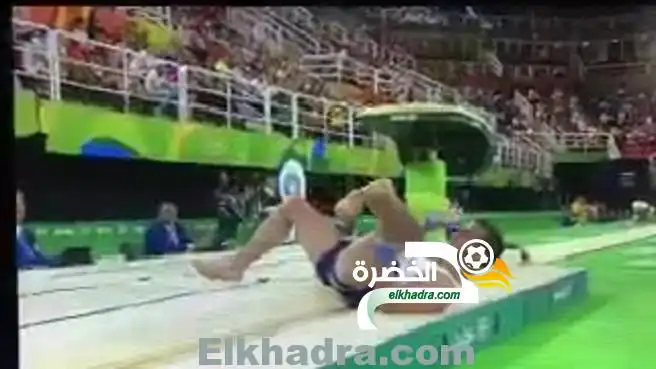 بالفيديو .. إصابة مروعة للاعب جمباز صاحب الأصول الجزائرية في ريو 2016