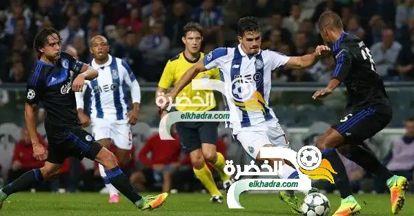براهيمي بديل مع بورتو المتعادل مع ضيفه كوبنهاغن الدنماركي