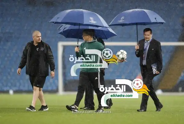 الصور: تأجيل مباراة مانشستر سيتي ومونشنجلادباخ