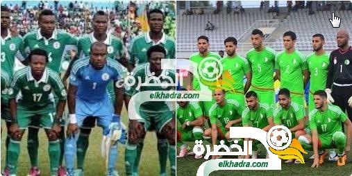 موعد و توقيت مباراة الجزائر و نيجيريا 2016 بملعب أكوا لحساب الجولة الثانية من تصفيات كاس العالم 2018