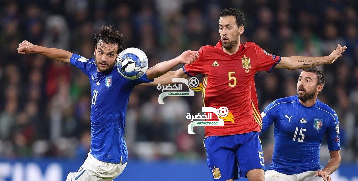 تعادل إيطاليا 1-1 مع إسبانيا في التصفيات الأوروبية المؤهلة إلى مونديال 2018 1
