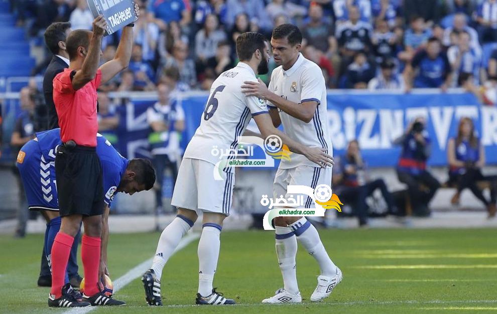 بيبي مدافع ريال مدريد يتعرض لإصابة ستبعده عن ديربي الاتليتكو و برشلونة