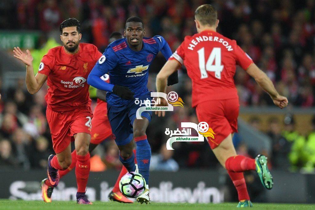 القمة بين ليفربول ومانشستر يونايتد تنتهى بالتعادل السلبي