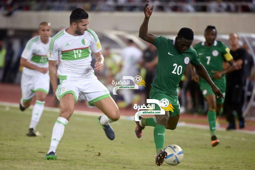 صور مباراة الجزائر ونيجيريا بتصفيات كأس العالم