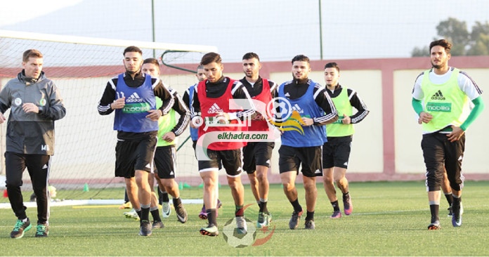 بالصور .. الخضر يجرون ثاني حصة تدربية قبل مواجهة موريتانيا 3