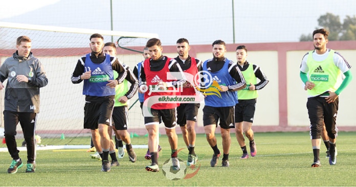 بالصور .. الخضر يجرون ثاني حصة تدربية قبل مواجهة موريتانيا