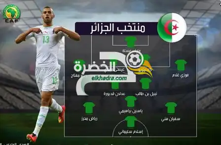 تشكيلة منتخب الجزائر أمام السنغال
