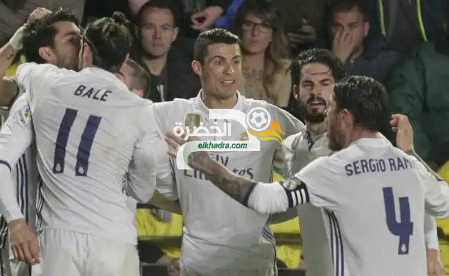 ريال مدريد يعود لصدراة الليغا بفوز ثمين على فياريال 3-2