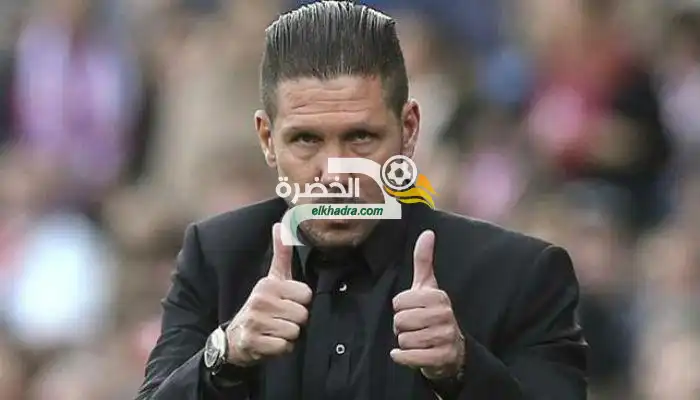 “موهبة الجزائر” يجذب انتباه مدرب أتليتكو مدريد دياغو سيميوني