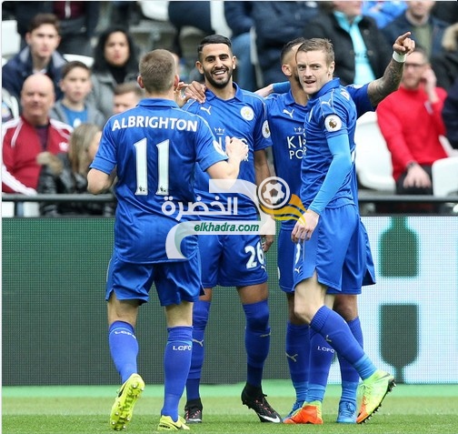 محرز هداف في الفوز المثير لليستر 3-2 على وست هام