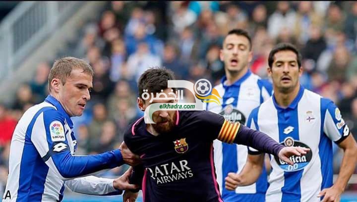 برشلونة يسقط في فخ الهزيمة امام ديبورتيفو لاكورونيا في الجولة الـ27 من الليجا