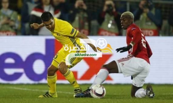 مانشستر يونايتد يتعادل أمام  روستوف في ذهاب دور 16 من الدوري الأوروبي