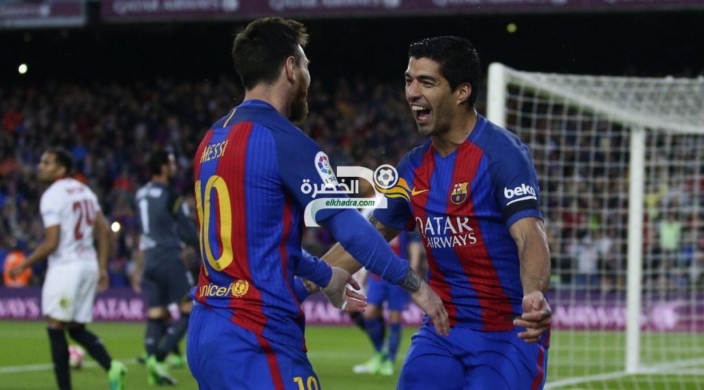 برشلونة يواصل تضييق الخناق على ريال مدريد بفوزه على ضيفه إشبيلية بثلاثية نظيفة