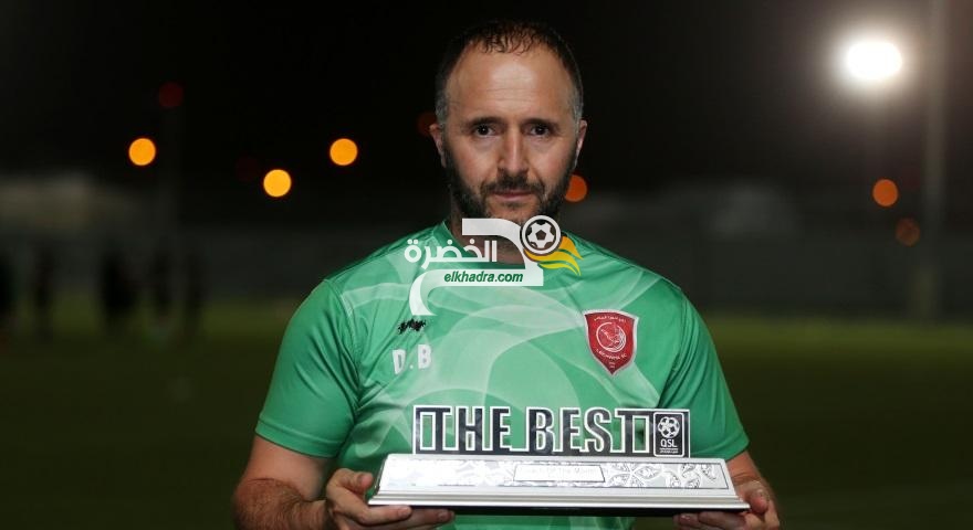 جمال بلماضي أفضل مدرب عن شهر أفريل في دوري نجوم قطر