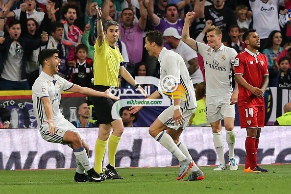 ريال مدريد يتخطَّى إشبيلية برباعية و اللقب سيُحسم في الجولة الأخيرة!
