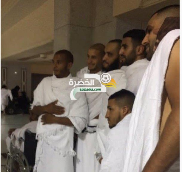محرز و براهيمي في الأراضي المقدسة من أجل أداء العمرة