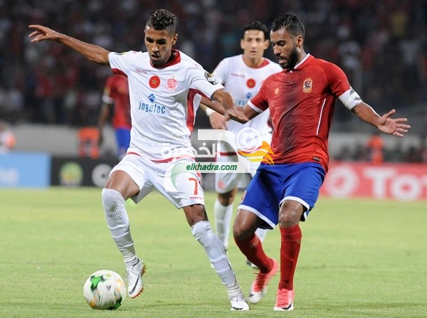 الوداد البيضاوي يفوز على الأهلي المصري بهدفين دون رد