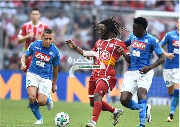 نابولي يحرز المركز الثالث في كأس أودي بثنائية امام بايرن ميونيخ