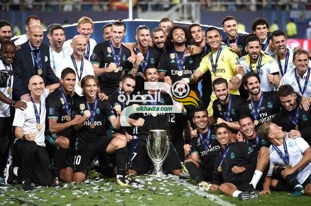 ريال مدريد يتوج بطلا لكأس السوبر الأوروبي