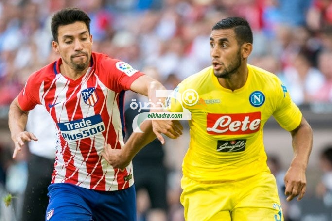 غولام و وناس يسقطان مع نابولي امام أتليتكو مدريد في كأس أودي