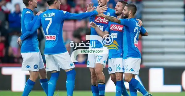 نابولي يحقق تعادلا صعبا أمام بورنموث الإنجليزي وديا