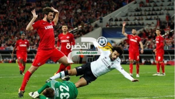 ليفربول يسقط في فخ التعادل مع سبارتاك موسكو 19