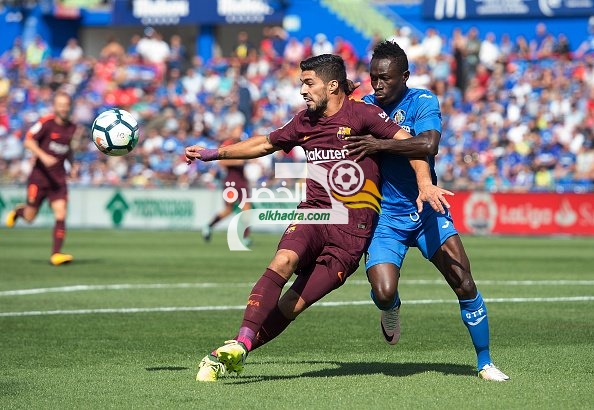 برشلونة يحقق فوزاً صعباً على خيتافي 2-1 وتعادل 1-1 بين ليفانتي وفالنسيا 3