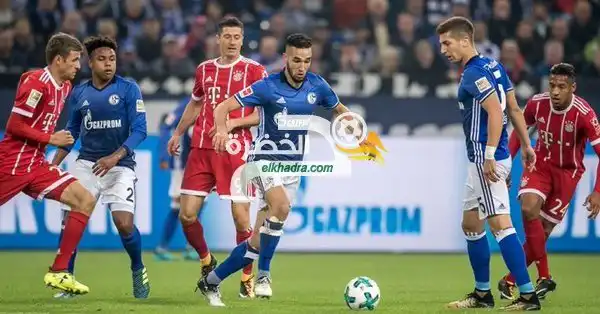 بن طالب اسوء لاعب في الهزيمة القاسية لشالكه بثلاثية امام بايرن ميونيخ
