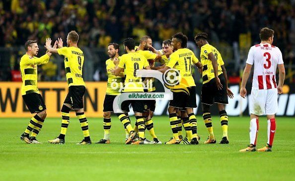 بوروسيا دورتموند يكتسح كولن ويتصدر البوندسليجا