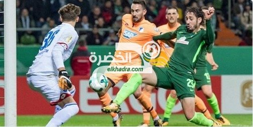 بلفوضيل يقود فيردر بريمن لدور الـ16 بكأس ألمانيا بهدف فى شباك هوفنهايم