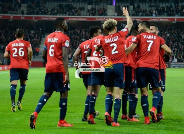 ليل يسحق سانت إيتيان بثلاثية في افتتاح الجولة الـ 13 بالدوري الفرنسي