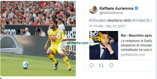 مانشستر يونايتد جاهز لدفع 60 مليون أورو للظفر بخدمات “فوزي غولام”