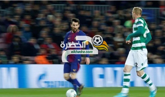 برشلونة يتجاوز سبورتنج لشبونة بثنائية