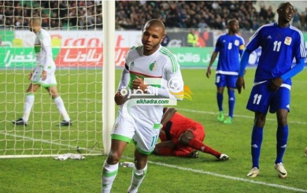 ياسين براهيمي مُرشح لجائزة “أفضل لاعب عربي” لسنة 2017