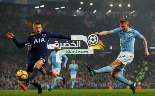 مانشستر سيتي يكتسح توتنهام برباعية على ملعب “الاتحاد”