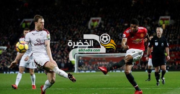 لينجارد ينقذ مانشستر يونايتد من الهزيمة أمام ضيفه بيرنلي