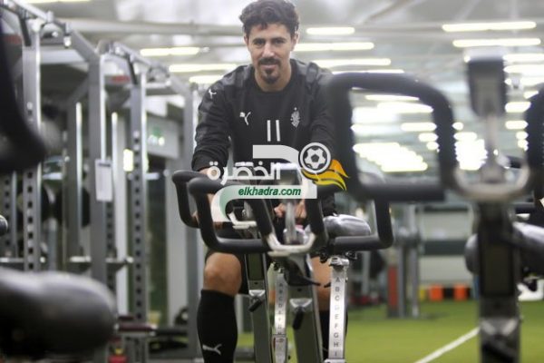 بغداد بونجاح يواصل تدريباته التأهيلية تحت إشراف الجهاز الطبي