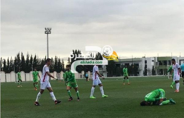 المنتخب الجزائري الأولمبي ينهزم امام تونس وديًا 2