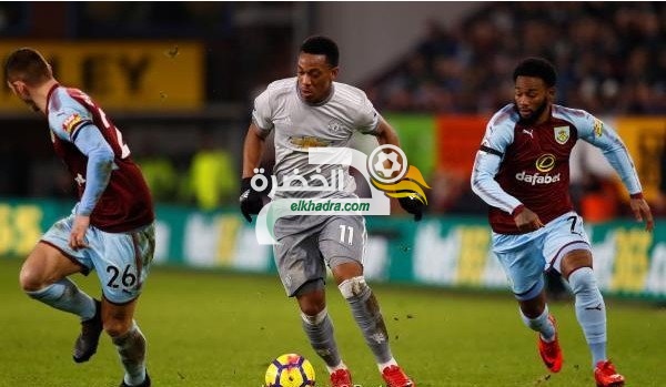 مانشستر يونايتد يحقق فوزا صعبا على بيرنلي بهدف نظيف