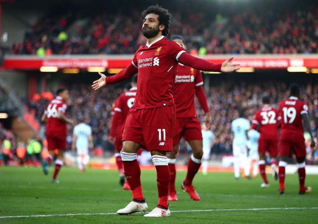 محمد صلاح ضمن قائمة أفضل 10 لاعبين في العالم